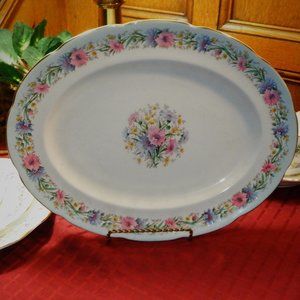 ~ VINTAGE ~ 1900'S EB FOLEY Cornflower ~ PLATTER